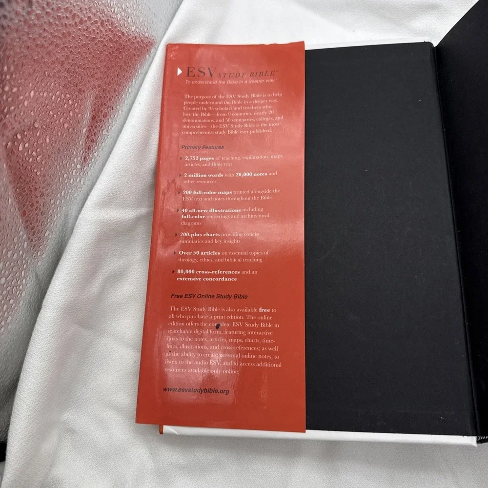 ESV Study Bible & Christian Art Gifts Jeremiah 29:11 Faux Leather Bible Cover